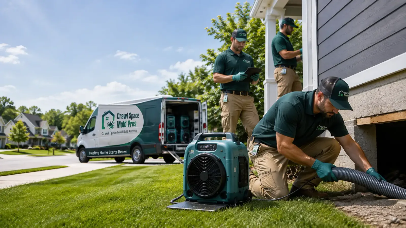 Crawl Space Mold Removal in Sylvia, KS